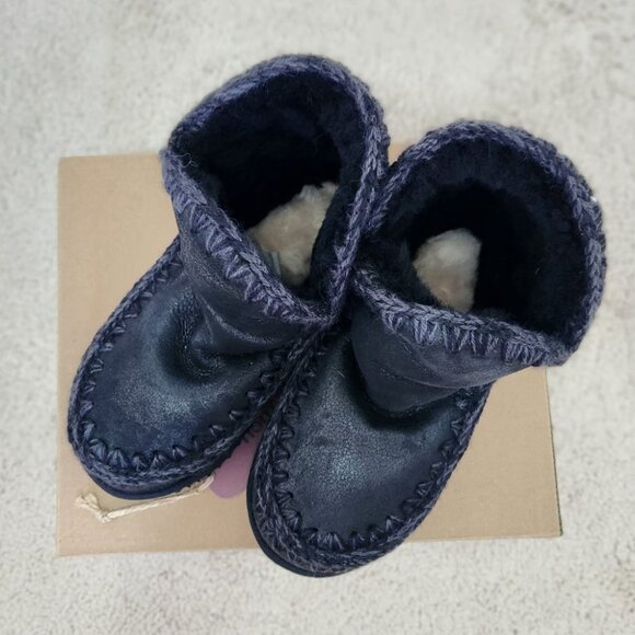 Mou Eskimo 18 With Rhinestones Logo Ankle Boot Women Size EU 37 - Picture 9 of 10